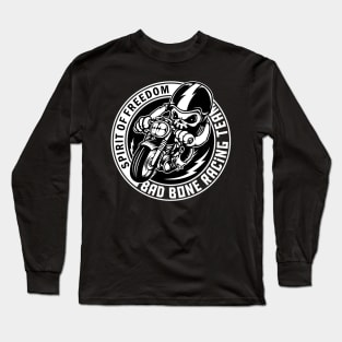 Spirit of Freedom Skeleton Rider Long Sleeve T-Shirt